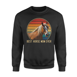 Custom photo best horse mom ever vintage personalized gift sweater