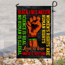 Load image into Gallery viewer, Black Lives Matter Kindness Is Everything Flag