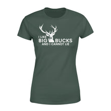 Load image into Gallery viewer, I Like Big Bucks And I Cannot Lie Women&#39;s T-shirt - FSD62