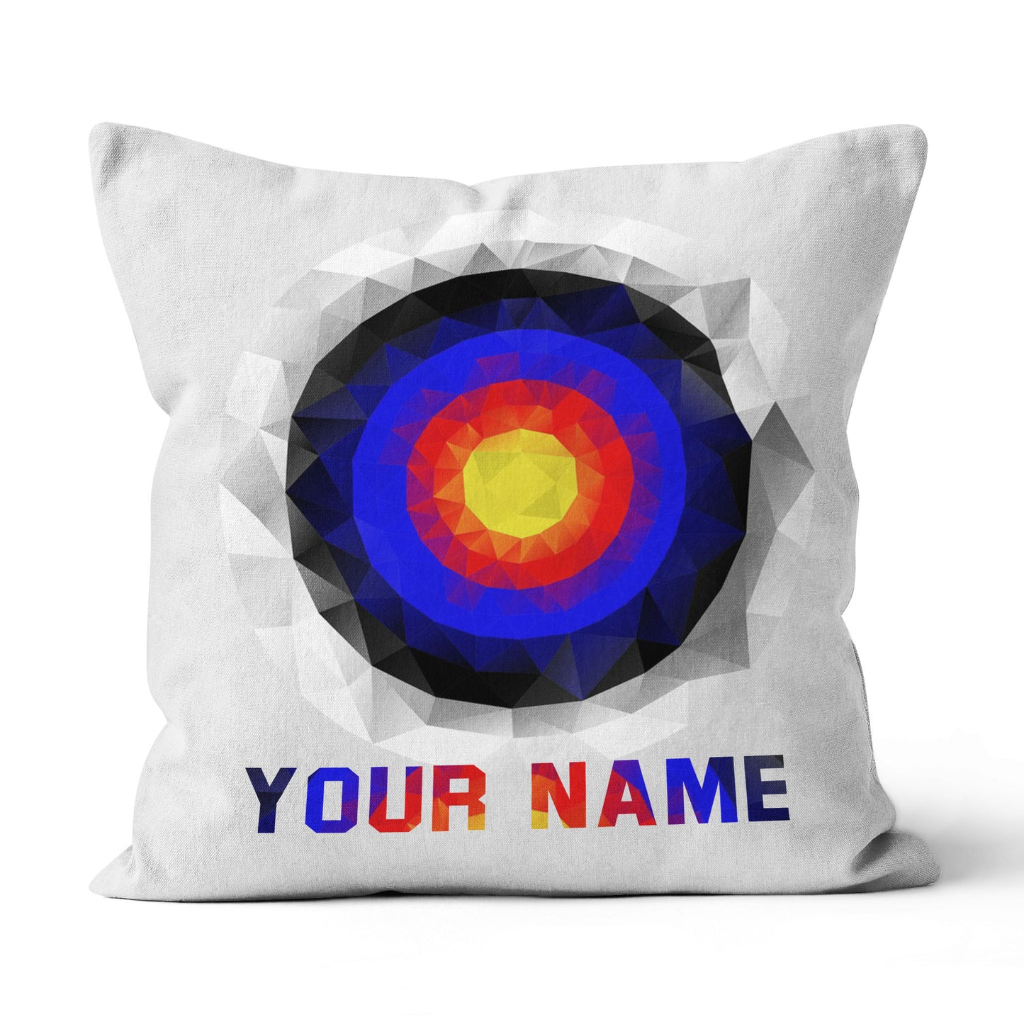 Personalized 3D Target Archery Throw Pillow Custom Pillow Archery Gifts VHM0876