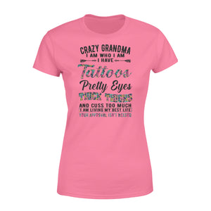 Crazy Grandma funny shirt, gift for grandma,grandmother NQS780 - Standard Women's T-shirt