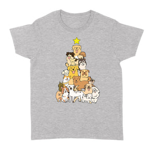 Dog Christmas Tree, Merry Dogmas, Christmas Dog shirts, Dog Lover NQSD67 - Standard Women's T-shirt