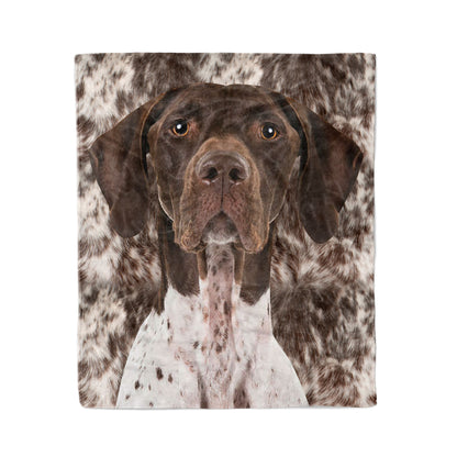 German shorthaired pointer hunting dog blanket - FSD1184 D06