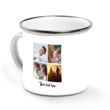 Load image into Gallery viewer, Personalized campfire mugs, custom photo and text Coffee Mug, photo mug, birthday, anniversary gift for your lovers D03 NQS1317