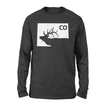 Load image into Gallery viewer, Colorado elk hunting long sleeve shirt gift for Elk hunter - FSD1247D08