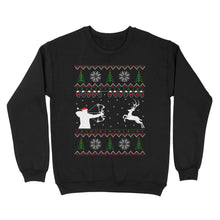 Load image into Gallery viewer, Merry Huntmas Deer hunting Christmas gifts sweater Sweatshirt - FSD3524 D02