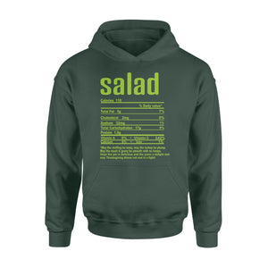 Salad nutritional facts happy thanksgiving funny shirts - Standard Hoodie