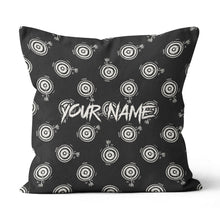 Load image into Gallery viewer, Personalized Black Doodle Archery Pillow Custom Gifts For Archery Lovers VHM0874