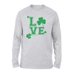 Green St Patrick's Shamrock Long sleeve - FSD1409D08