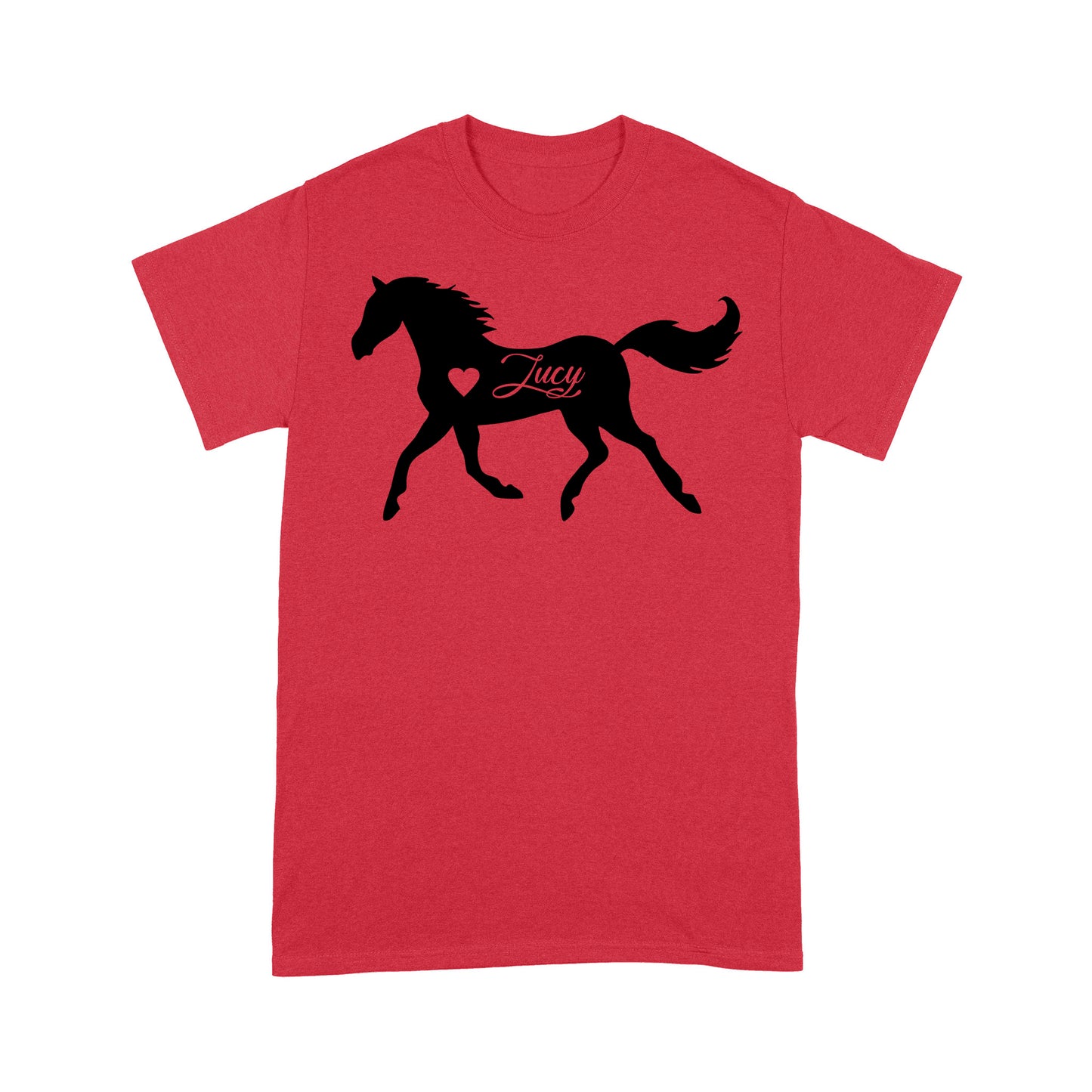 Customized name horse gifts for girls, Gift For Horse Owner, Horse Trainer Gift, Horse Lover Gift, Cowgirl, Riding Tee D06 NQS2682 - Standard T-Shirt
