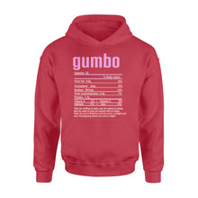 Load image into Gallery viewer, Gumbo nutritional facts happy thanksgiving funny shirts - Standard Hoodie