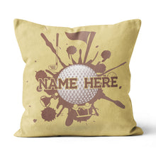 Load image into Gallery viewer, Vintage Golf Elements Custom Pillow Personalized Golf Gifts For Golfer LDT1204