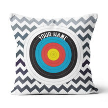 Load image into Gallery viewer, Personalized Archery 3d Target Throw Pillow Best Custom Target Pillows  TDM0764