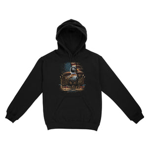 Duck Hunting American Flag Hoodie, Patriotic Duck Hunter Shirt IPHW3876