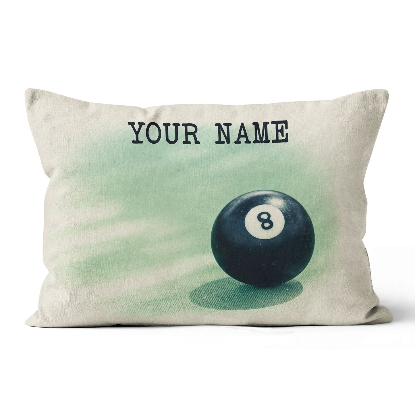 Personalized Billiard 8 Ball Pillow, Custom Throw Pillow Billiards Gifts VHM0883