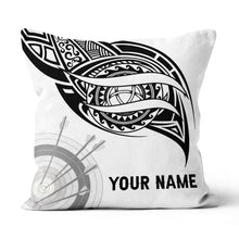 Load image into Gallery viewer, Custom Black White Archery Target Pillow, Archery Throw Pillows Gifts TDM0796