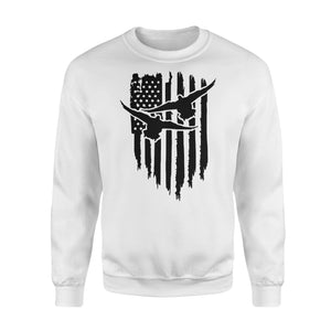 Duck Hunting American Flag Clothes, Shirt for Hunting NQS121 - Standard Fleece Sweatshirt