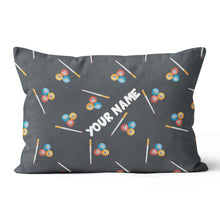 Load image into Gallery viewer, Personalized Billiard Pattern Full Printing Throw Pillow, Billiard Gifts TDM0808