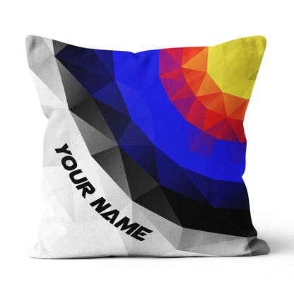 Personalized 3D Target Archery Throw Pillow Custom Pillow Archery Gifts VHM0875