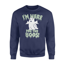 Load image into Gallery viewer, I&#39;m here for the boos - Standard Crew Neck Sweatshirt