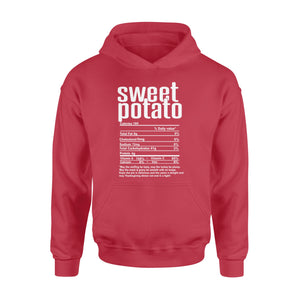 Sweet potato nutritional facts happy thanksgiving funny shirts - Standard Hoodie
