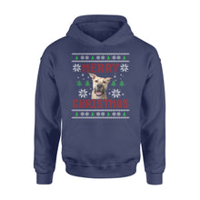 Load image into Gallery viewer, Custom Pet Face Dog Mom, Dog Lover Gift Ugly Christmas shirts NQSD7- Standard Hoodie