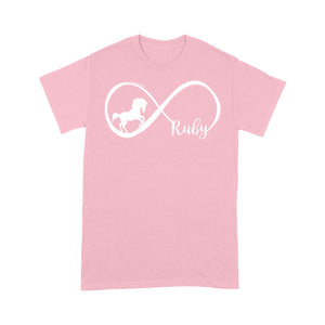 Custom Gift For Horse Lover Infinite Love Teen Girls Women Horse Lovers, horse shirts D06 NQS3220 T-Shirt