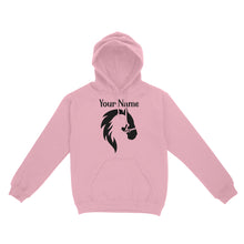 Load image into Gallery viewer, Customized name horse gifts for girls, Horse Shirt, Equestrian Gifts, Equestrian Shirt, Horse Girl, Horse Gifts D03 NQS2681 Standard Hoodie
