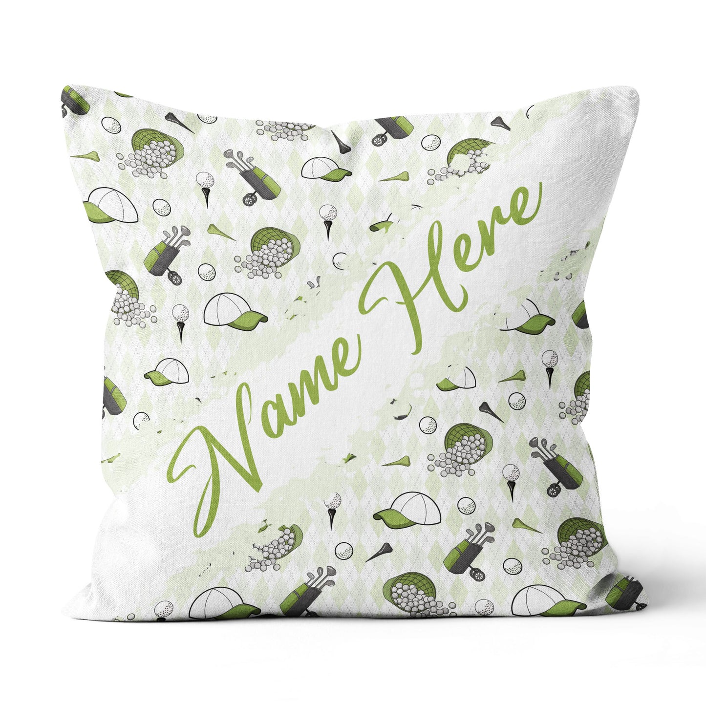 Customized Golf Pattern, Personalized Golf Decorative Pillows YYD0001