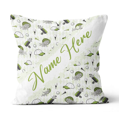 Customized Golf Pattern, Personalized Golf Decorative Pillows YYD0001