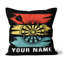 Load image into Gallery viewer, Colorful Retro Dartboard Pillow Personalized Darts Gifts For Dart Player LDT1100