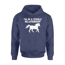 Load image into Gallery viewer, Funny &quot;I&#39;m In A Stable Relationship&quot; Hoodie for Women - FSD1112