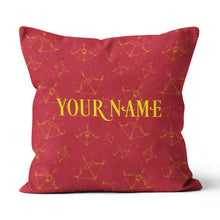 Load image into Gallery viewer, Personalized 3D Red Bow Arrow Archery Pillow Custom Archery Gifts Ideas VHM0872
