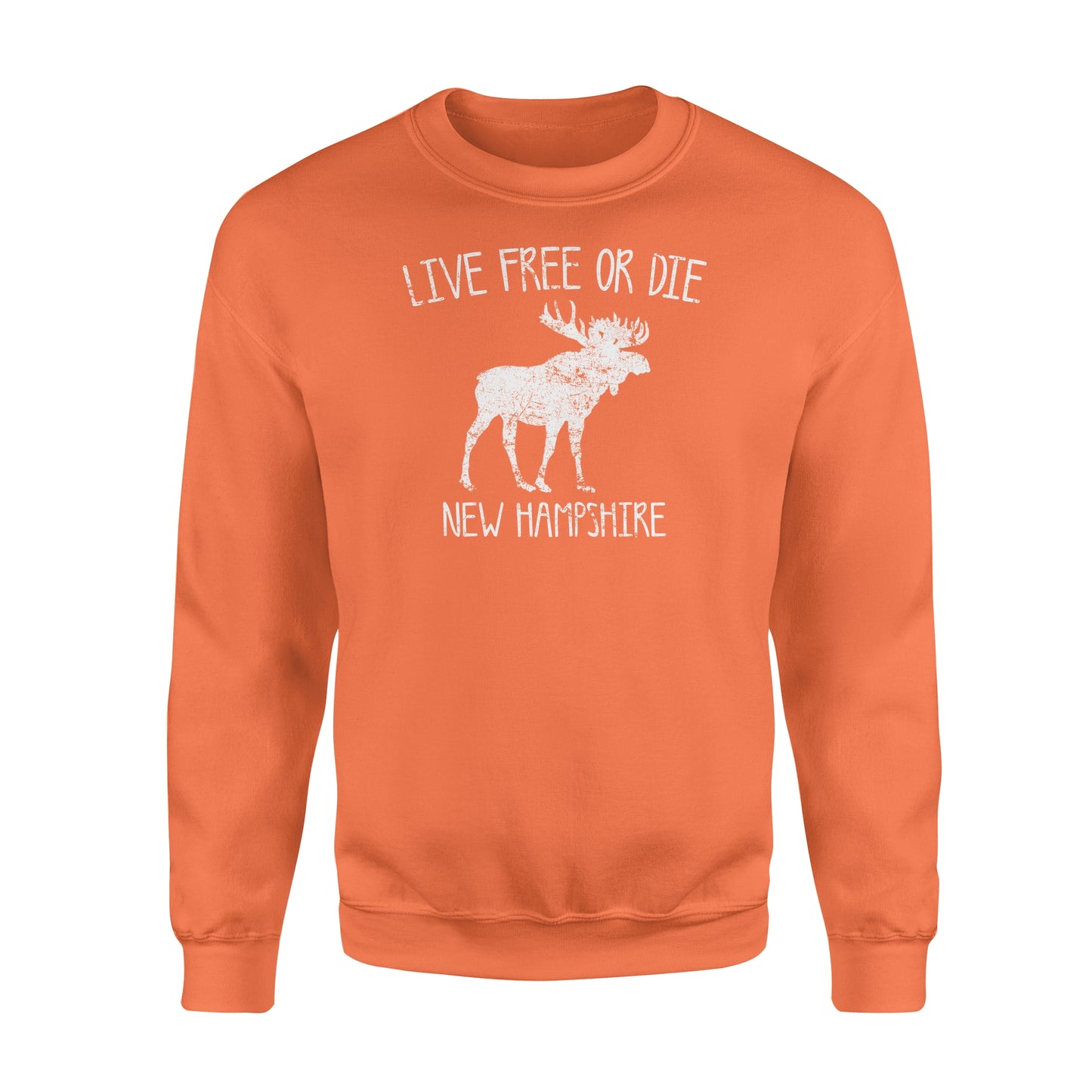 Live Free or Die New Hampshire - Standard Crew Neck Sweatshirt D03