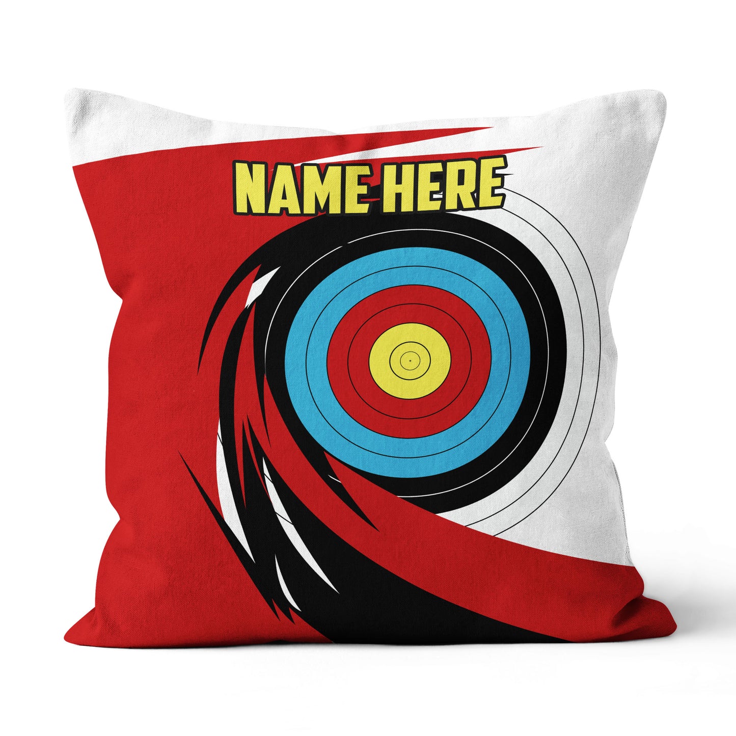 Personalized Name 3D Target Archery Throw Pillow Gift For Archery Lovers VHM0932