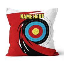 Load image into Gallery viewer, Personalized Name 3D Target Archery Throw Pillow Gift For Archery Lovers VHM0932