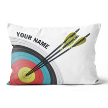 Load image into Gallery viewer, Personalized Archery 3d Target Pillow Best Custom Throw Pillows Gifts TDM0746