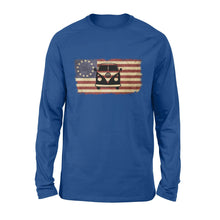 Load image into Gallery viewer, Campervan American flag shirt, camping shirt- 3DQ38