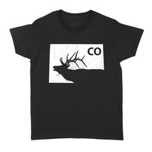 Load image into Gallery viewer, Colorado elk hunting women T-shirt gift for Elk hunter - FSD1247D08