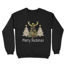 Load image into Gallery viewer, Deer, Elk, Moose hunting Merry Rackmas hunting gift for men Sweatshirt TAD02