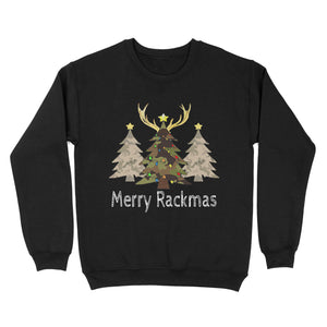 Deer, Elk, Moose hunting Merry Rackmas hunting gift for men Sweatshirt TAD02