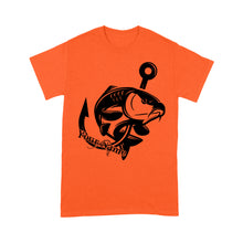 Load image into Gallery viewer, Carp fishing tattoos Customize name T-shirt, personalized fishing gifts for fisherman - NQS1208