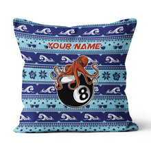 Load image into Gallery viewer, Personalized Pillows Funny Ball 8 Wave Pattern, Billiard Throw Pillows TDM0783