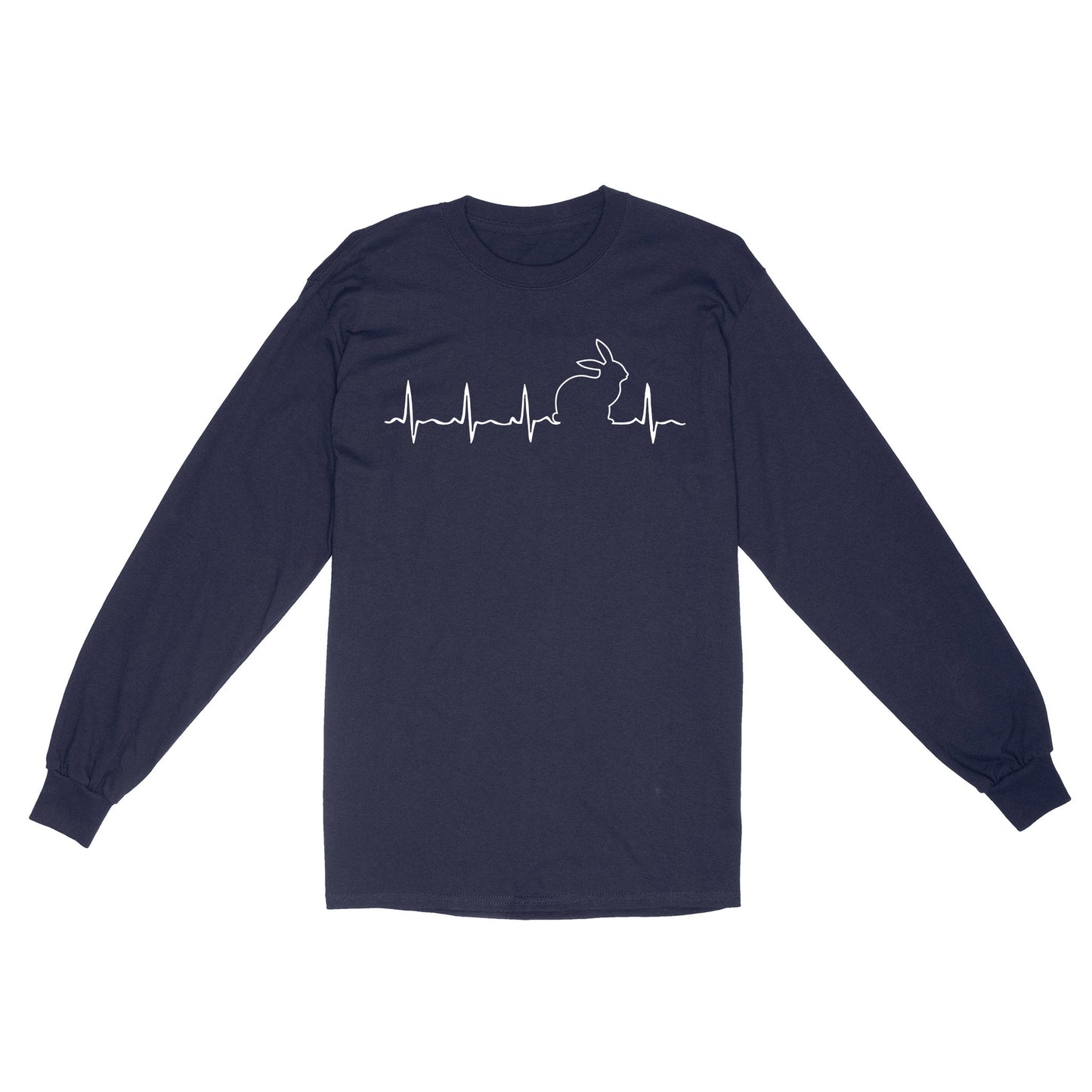 Men’s Rabbit hunting Shirt, Rabbit Pulse Heartbeat Long sleeve - FSD3787 D06