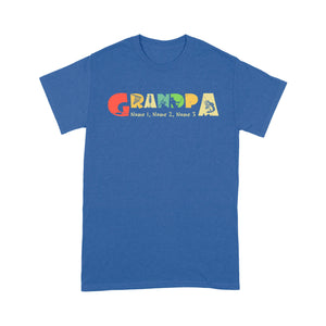 Custom fishing shirt for grandpa, grandpa shirt, gifts for grandpa, grandfather, father's day D03 NQS1632 - Standard T-shirt