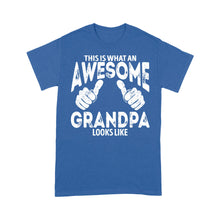 Load image into Gallery viewer, This is what an Awesome Grandpa Looks Like, Grandfather Gift, gift for grandpa D06 NQS1334 - Standard T-shirt