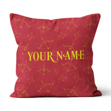 Load image into Gallery viewer, Personalized 3D Red Bow Arrow Archery Pillow Custom Archery Gifts Ideas VHM0872