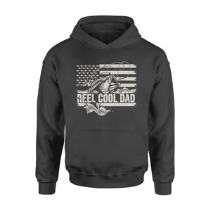 Reel Cool Dad American flag shirt, Perfect Father's Day Gifts for Fisherman D01 NQS1213  - Standard Hoodie