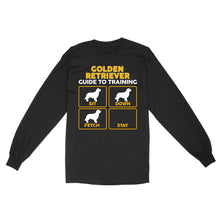 Load image into Gallery viewer, Golden Retriever Standard Long Sleeve | Funny Guide to Training dog - FSD2402D08