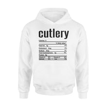 Load image into Gallery viewer, Cutlery nutritional facts happy thanksgiving funny shirts - Standard Hoodie